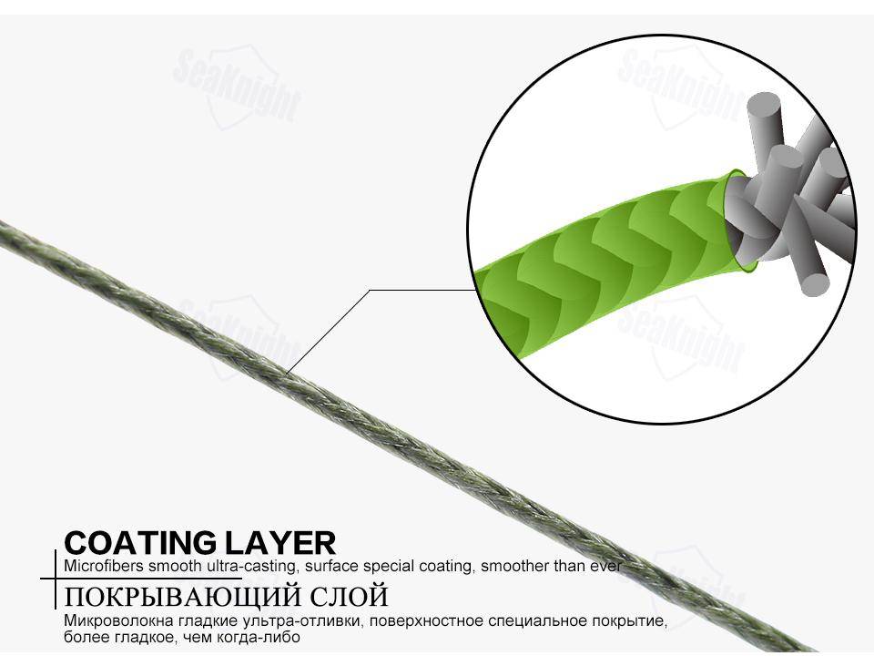 SeaKnight MONSTER W8 Braided Saltwater Fishing Line | 546yd (500M) 8 Strands  Multifilament Braid PE |15 - 100LB
