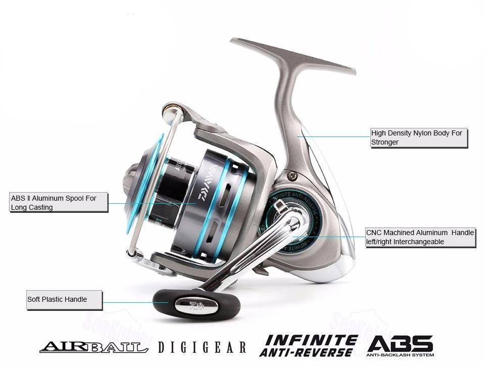 DAIWA PROCASTER 4000A Spinning Fishing Reel | 5.3:1 Gear Ratio  7 BB  8 Kg Max Drag