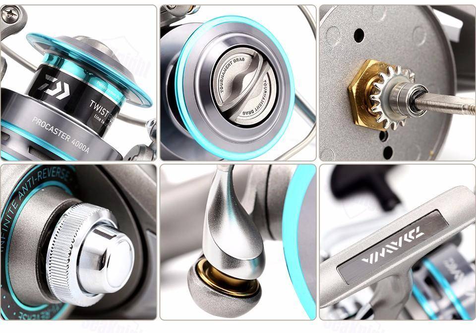 DAIWA PROCASTER 4000A Spinning Fishing Reel | 5.3:1 Gear Ratio  7 BB  8 Kg Max Drag