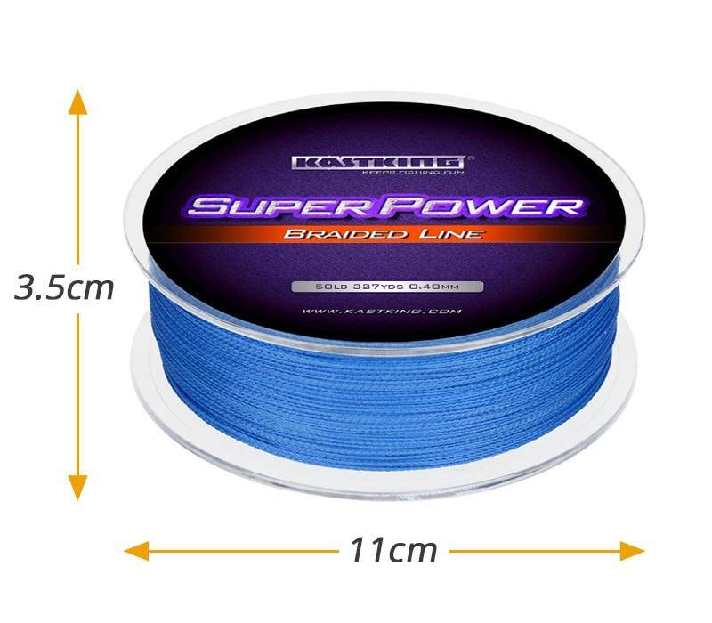 KastKing SuperPower  Braided Fishing Line Series  | 4 Strand 10-80LB |328yd-1093yd (300m-1000m)