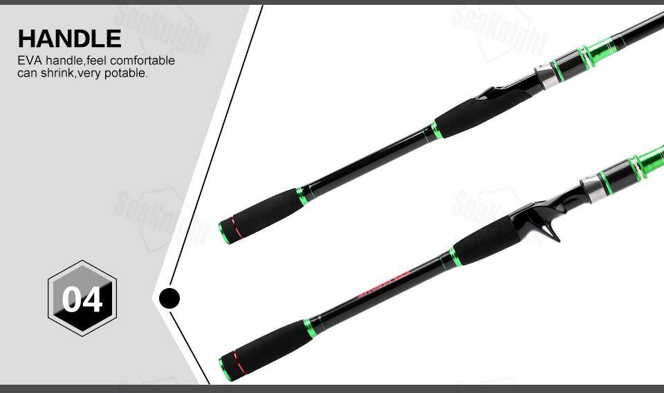 SeaKnight BASHER 2 Telescopic Travel Spinning Fishing Rod|Length: 6''10" |Power M |5 Sections |