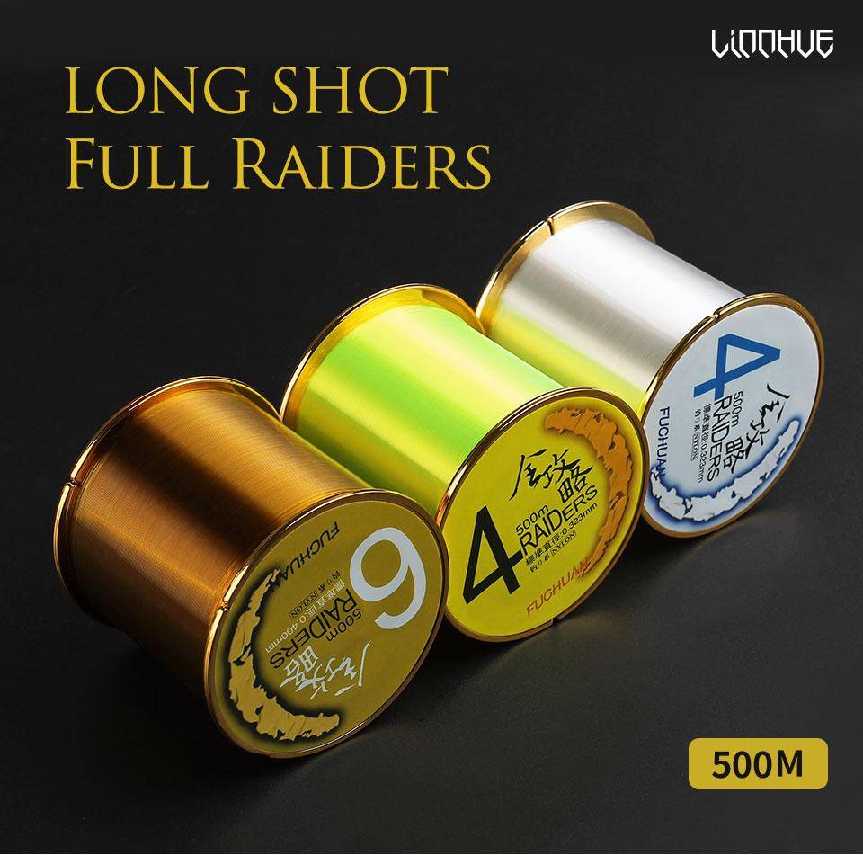 LINNHUE Nylon Fishing Line | 545 Yards (500M) | 10-42LB