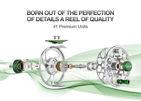 Image of Piscifun Sword Fly Fishing Reel | 3/4; 5/6; 7/8; 9/10  Weights |  Right and Left Handed | CNC-machined Aluminum Alloy