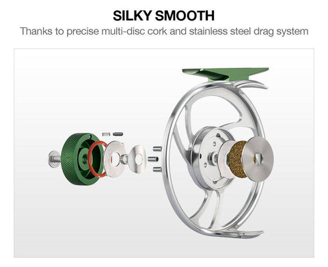 Image of Piscifun Sword Fly Fishing Reel | 3/4; 5/6; 7/8; 9/10  Weights |  Right and Left Handed | CNC-machined Aluminum Alloy