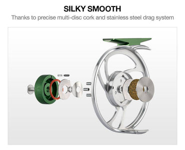 Piscifun Sword Fly Fishing Reel | 3/4; 5/6; 7/8; 9/10  Weights |  Right and Left Handed | CNC-machined Aluminum Alloy