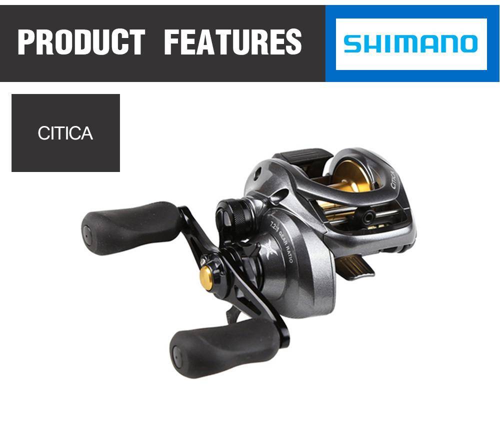 Shimano Citica 200hg 201hg Right Handle Left Handle Casting Reel Low Profile Fishing Reel Bait Casting
