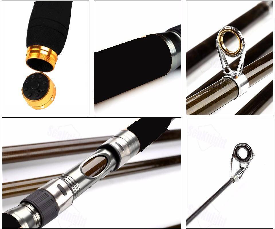 MANBA CARBON FIBER ROD Best Quality Telescopic spinning rods fishing Carbon Fiber fishing rod pole 2.1m / 2.4m / 2.7m/3.0m//3.6m