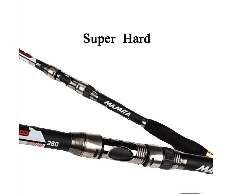 MANBA CARBON FIBER ROD Best Quality Telescopic spinning rods fishing Carbon Fiber fishing rod pole 2.1m / 2.4m / 2.7m/3.0m//3.6m