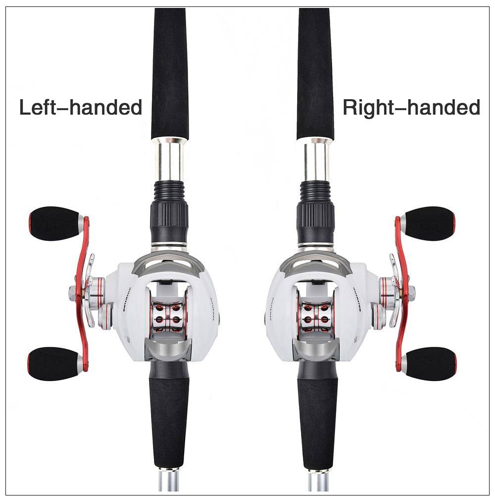 KastKing Whitemax 2 Low Profile 5.3:1 Gear Ratio Baitcasting Reel 8KG Drag Bait Casting Fishing Reel for Lake River Fishing