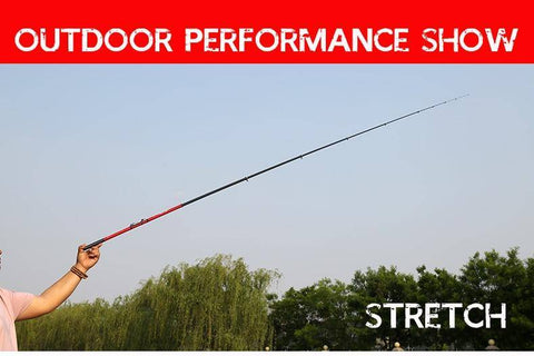 Image of Portable Rotary Telescopic Fishing Rod | Carbon Fiber | 11'| 14'| 17'| 20' |