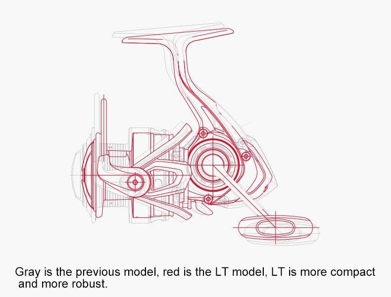 DAIWA Fuego LT Spinning  Reel | 5.2:1 Low Gear Ratio|