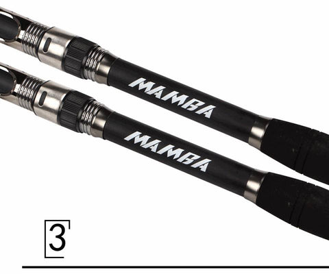 Image of MAMBA CARBON Telescopic Spinning Fishing Rod | Carbon Fiber | 6'10''| 7'10''| 8'10''| 9'10" | 11'9'' |