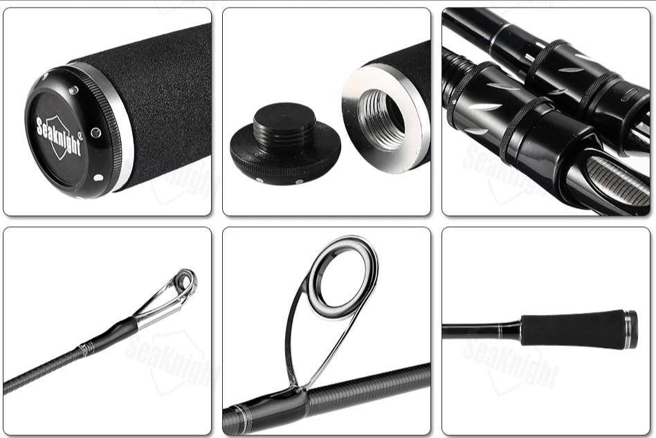 SeaKnight  Sange 2 Casting Fishing Rod | Length: 6'10'' | Power M & MH |Carbon Fiber and Ceramic Guide Rings