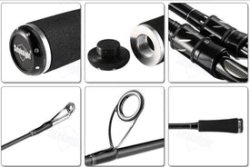 SeaKnight  Sange 2 Casting Fishing Rod | Length: 6'10'' | Power M & MH |Carbon Fiber and Ceramic Guide Rings