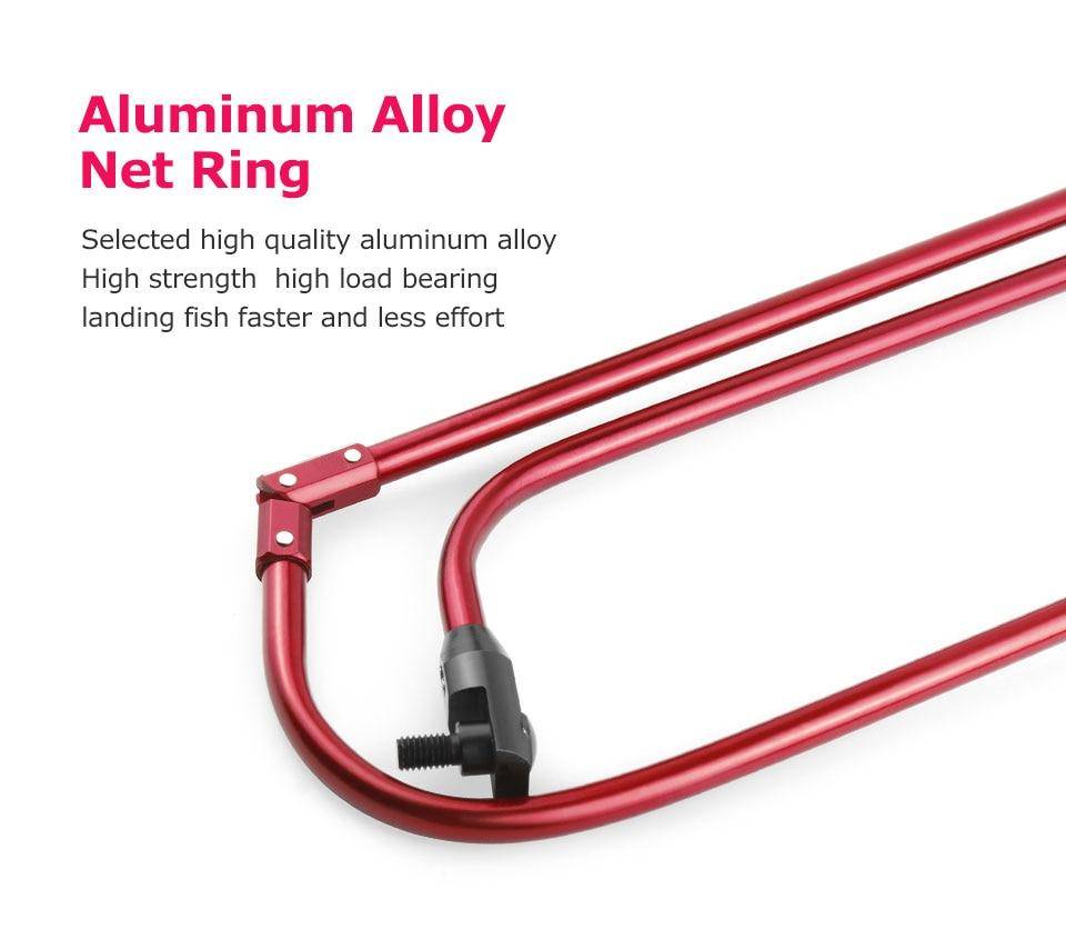 Foldable Aluminium Alloy Triangle Fishing Net  16''/24''