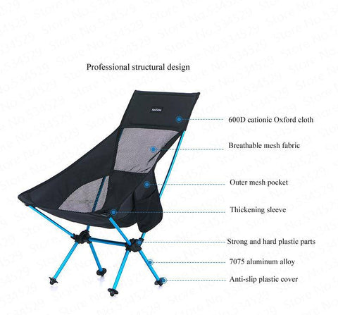 Image of Naturehike Confort Folding Fishing Chair Compact Folding Chair |