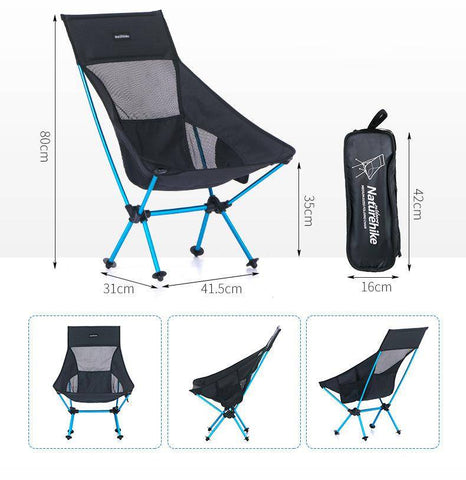 Image of Naturehike Confort Folding Fishing Chair Compact Folding Chair |