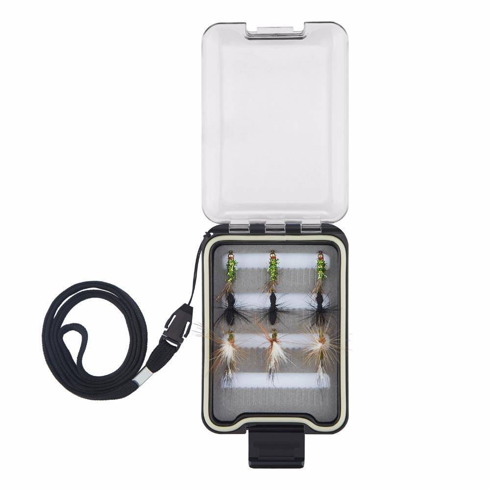 Piscifun Aluminum 5/6 Fly Reel 2.7m Carbon Rod Fly Line/Backing Line/9 PCS Flies/Tackle Box With 77cm Rod Bag Fly Rod Combo
