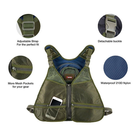 Image of Piscifun Fly Fishing Vest