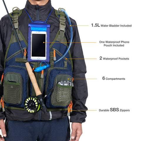 Image of Piscifun Fly Fishing Vest