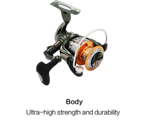 Image of JITAI XL Spinning Reel with Free Spare Metal Spool | 5.2:1 Gear Ratio | 9+1 Bearings Fishing Reel |17.6lb/8kg Max Drag | Saltwater Ready