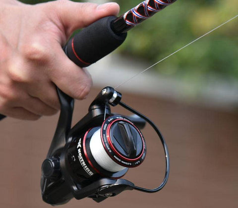 Image of KastKing Brutus Spinning Fishing Reel | 5.0:1 Gear Ratio 4+1 BB | 17 lbs Max Drag | Freshwater Spinning Fishing