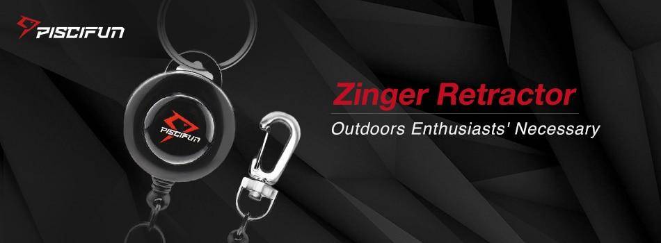 3PCs Fly Fishing Tying Zinger Retractor