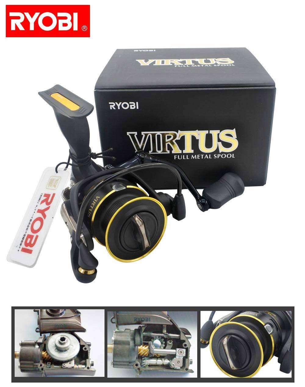 RYOBI VIRTUS Baitcasting Fishing Reel  | 5.0:1/5.1:1 Gear Ratio 4+1BB |5.5-12 lbs Max Drag| CNC handle