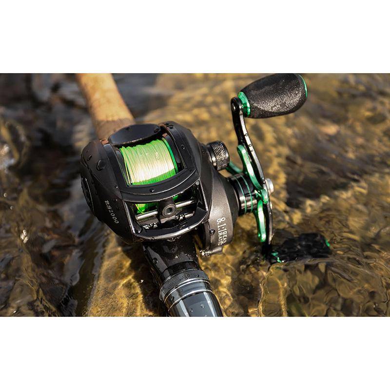 LINNHUE 2000 Baitcasting Fishing Reel  | 8.1:1 Gear Ratio 12+1BB |16.6 LB MAX DRAG |