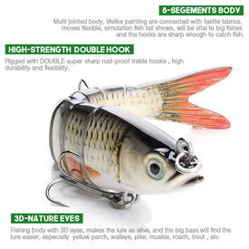 VTAVTA 5pcs Fishing Lures Set