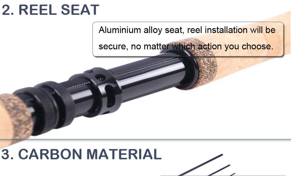 Switch Fly Rod With Switchable Fighting Butts |10'6''-11'6''| 4-9 WT| Cordura Tube