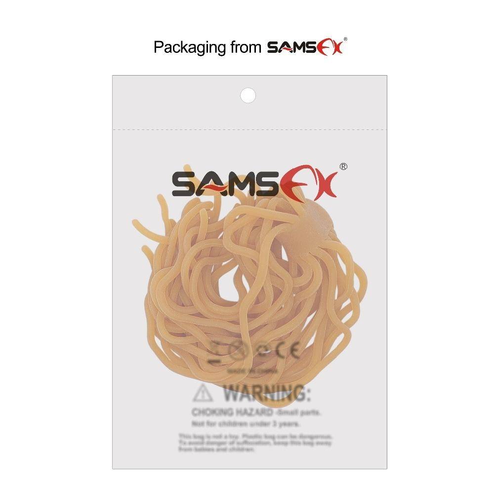 Soft Silicone Earthworms | 60 strands