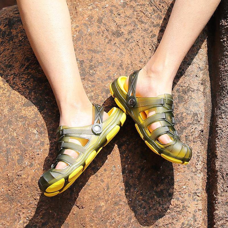 New Unisex Fishing Waders Beach Slippers Summer EVA Sandals Beach Shoes Mules Flip Flops Garden Breathable