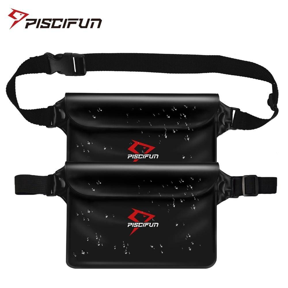 Piscifun 2 Pack Waterproof Pouch Bag /Phone Case