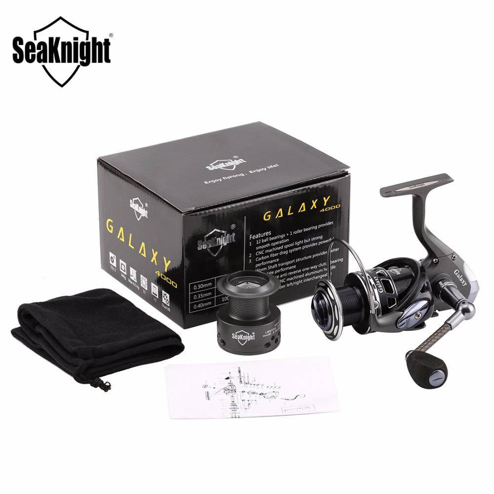 SeaKnight GA2000 Spinning  Reel | 5.1:1  Gear Ratio 12+1 BB | Magnetic Brake, 13.2 lb Max Drag | Worm Shaft Transport Structure