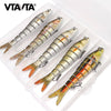 VTAVTA 5pcs Sinking Wobblers Lures Set | 8 Segments | 0.8oz/ 5.5'' |