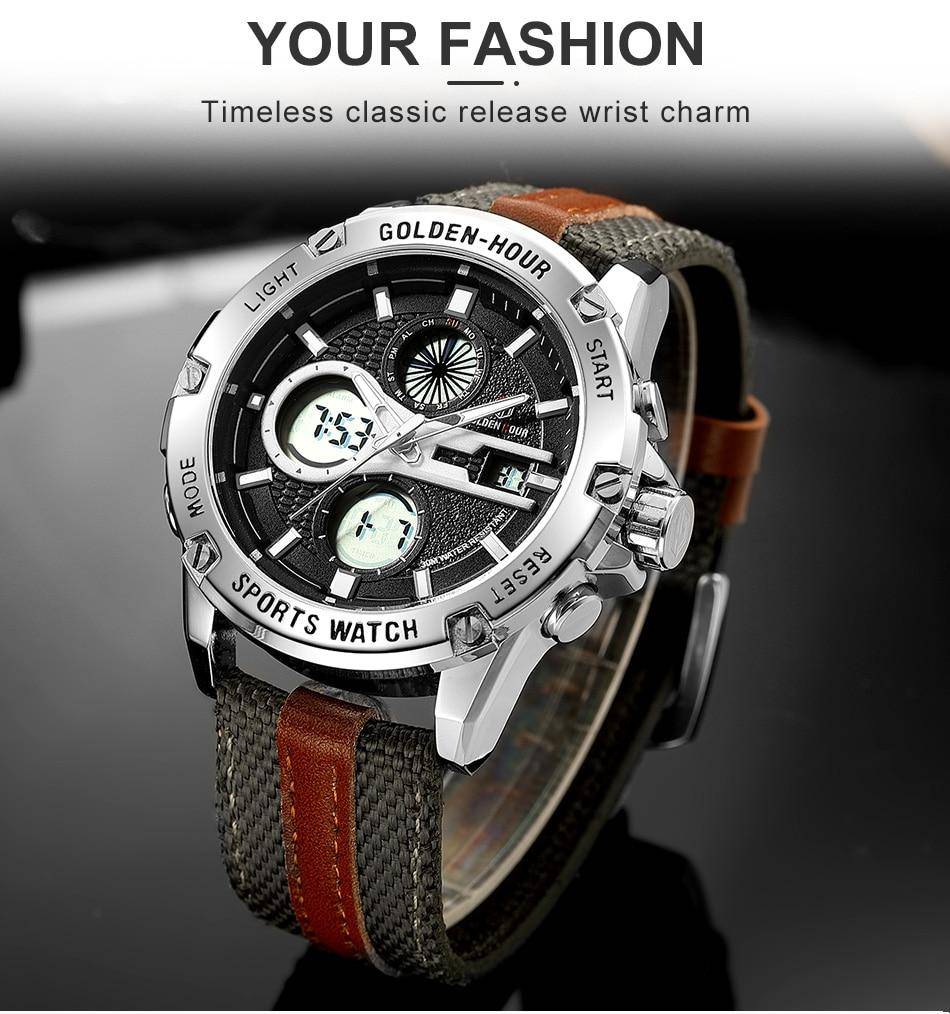 Men Multifunctional Sport Watch