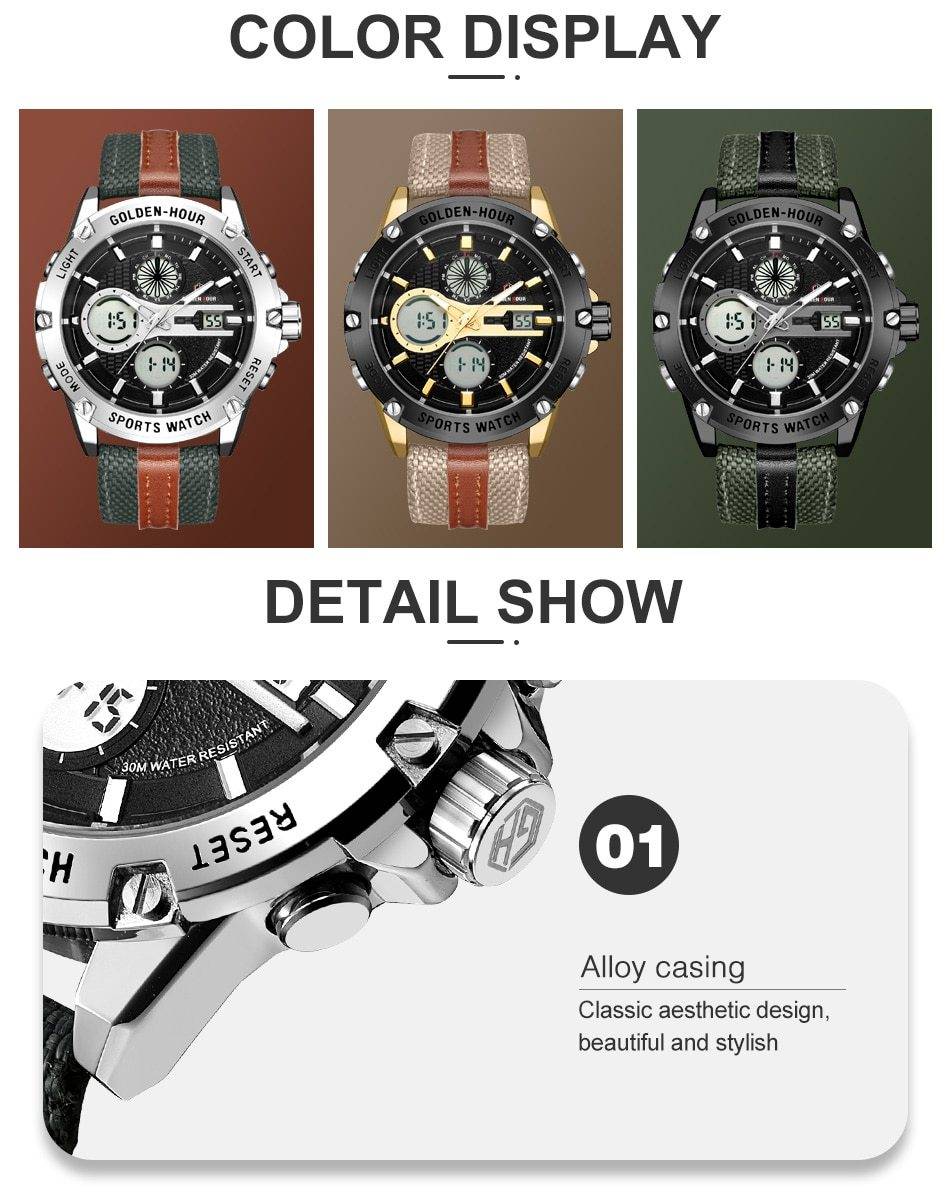 Men Multifunctional Sport Watch