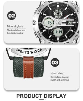 Men Multifunctional Sport Watch