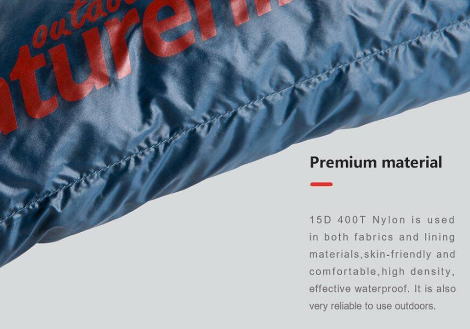 Naturehike 570g Ultralight Waterproof White Goose Down Sleeping Bag  Envelope Type Lazy Bag Camping Sleeping Bags NH17Y010-R