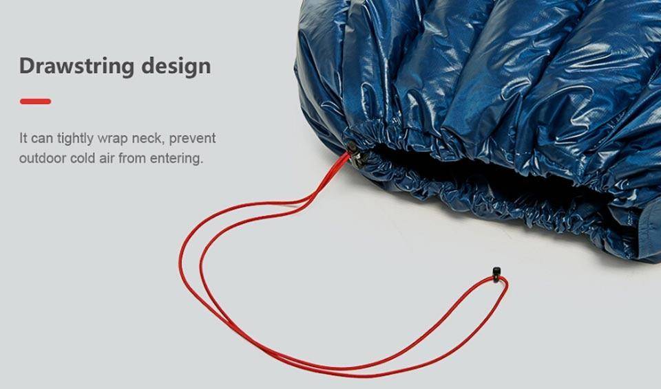 Naturehike 570g Ultralight Waterproof White Goose Down Sleeping Bag  Envelope Type Lazy Bag Camping Sleeping Bags NH17Y010-R