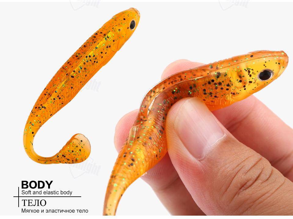 SeaKnight Soft Lure SL004 6g 10cm /3.9inch | 4PCS T Tail Fish Lure | Soft Bait | Saltwater/Freshwater
