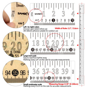 SAMSFX 39"/100cm Fish Ruler