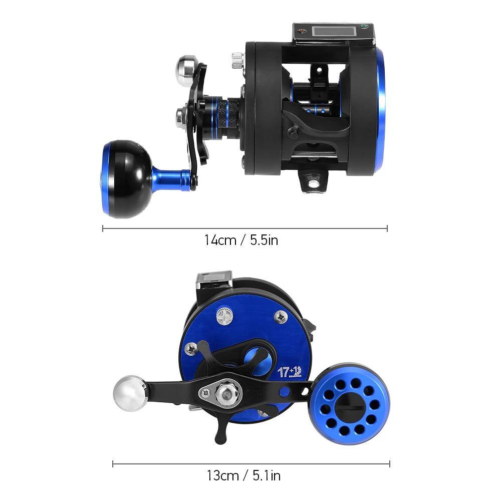 Digital Trolling Fishing Reel |Line Counter |18 BB| 5.6:1 Gear Ratio| Digital Display