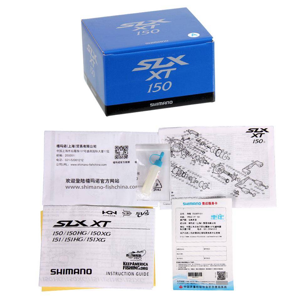 SHIMANO SLX XT Baitcasting Fishing Reel  | 7.2:1 Gear Ratio 4+1BB