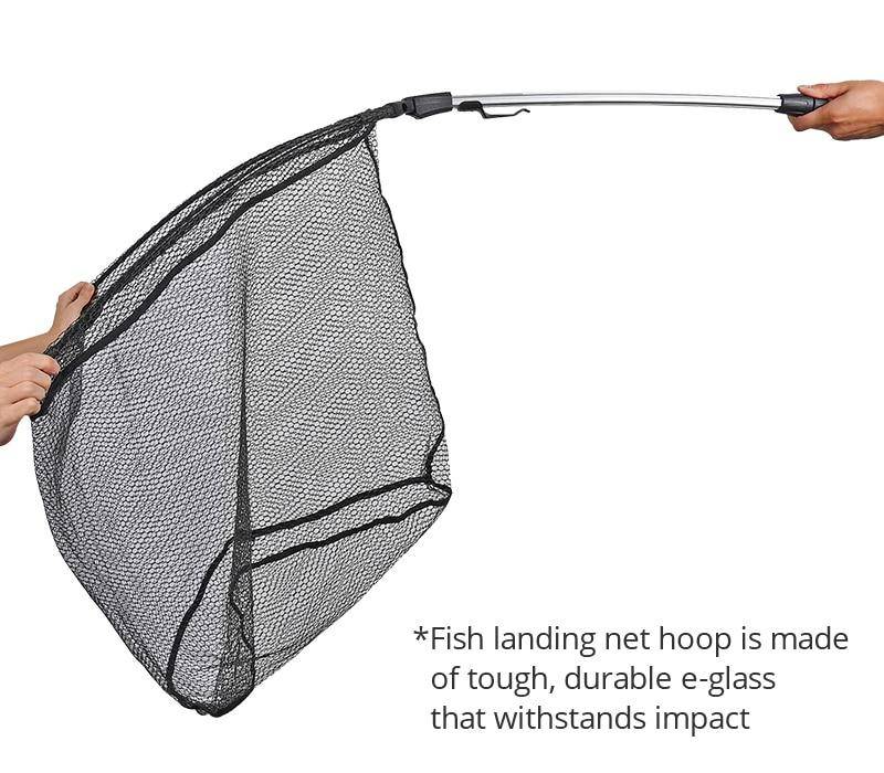Super Strong One-Piece Landing Folding Fishing  Net   | Size  from 2'11'' to 6'10''(90 - 210 cm)