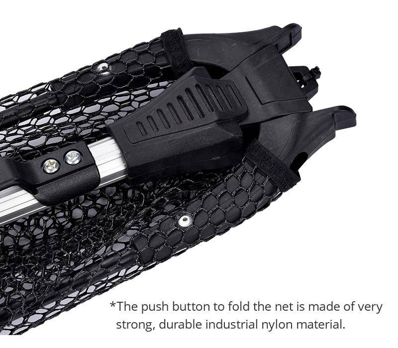Super Strong One-Piece Landing Folding Fishing  Net   | Size  from 2'11'' to 6'10''(90 - 210 cm)