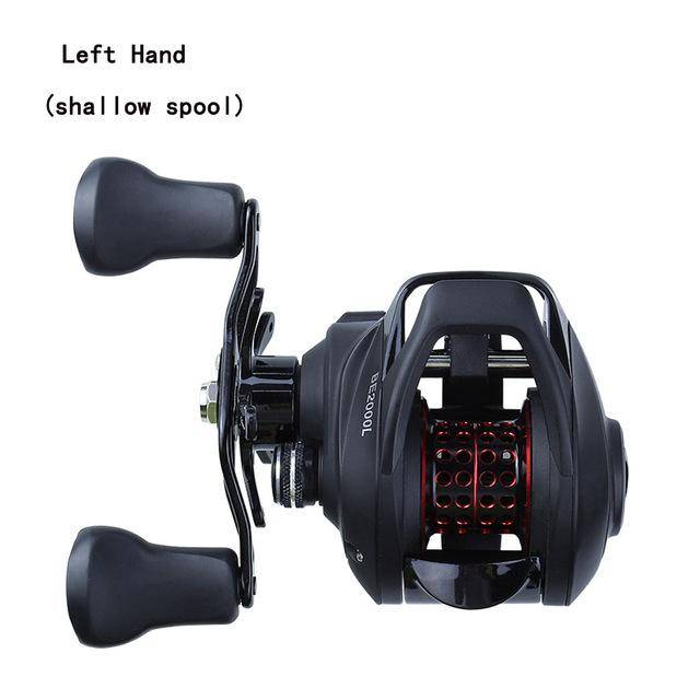 Left LINNHUE BF2000 Baitcasting Reel High Speed 7.2:1 Gear Ratio 12+1BB