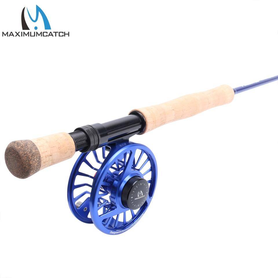 Maximumcatch Saltwater Fly Fishing Rod 8 - 12WT 9FT | Fast Action |30T SK Carbon Fiber  Rod Tube