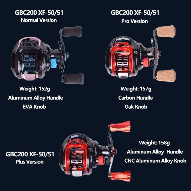 Mavllos GB 152g Ultra Light BFS Baitcasting Fishing Reel Left Right Hand Double Metal Spool  6.5:1 Fishing Bait Casting Reel